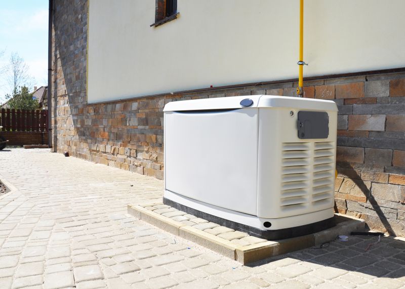 Residential Backup Generator in Operation