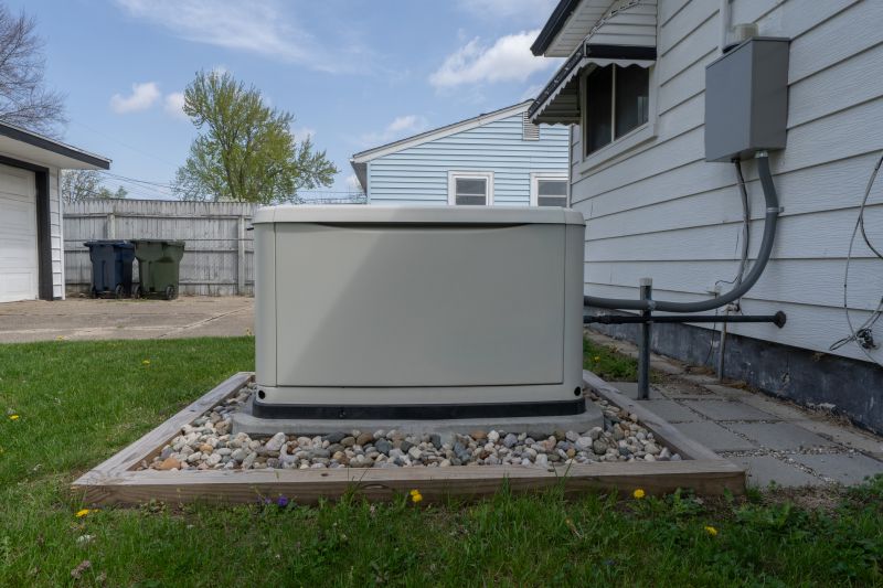 Residential Generator Installation Site